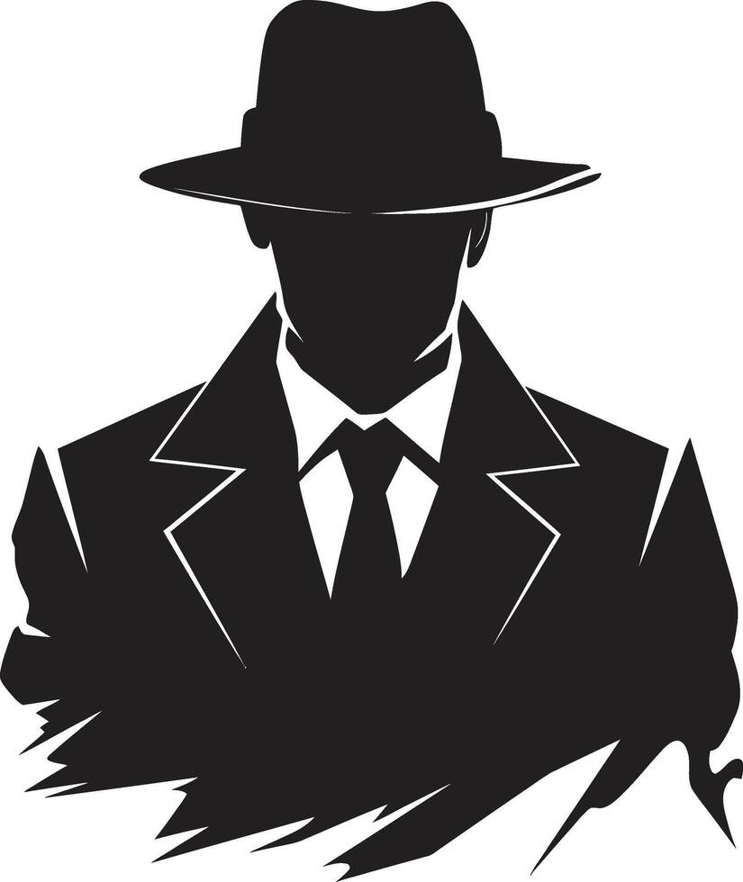 Dapper Don Dynasty of Mafia Attire Cosa Nostra Crown Mafia Suit and Hat vector