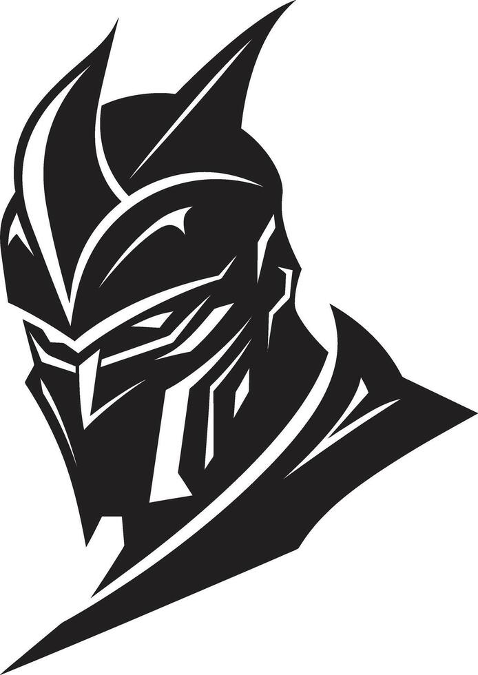 Thunderbolt Trooper Mascot for Lancer Soldier Stealth Striker Soldier Mascot Emblem vector