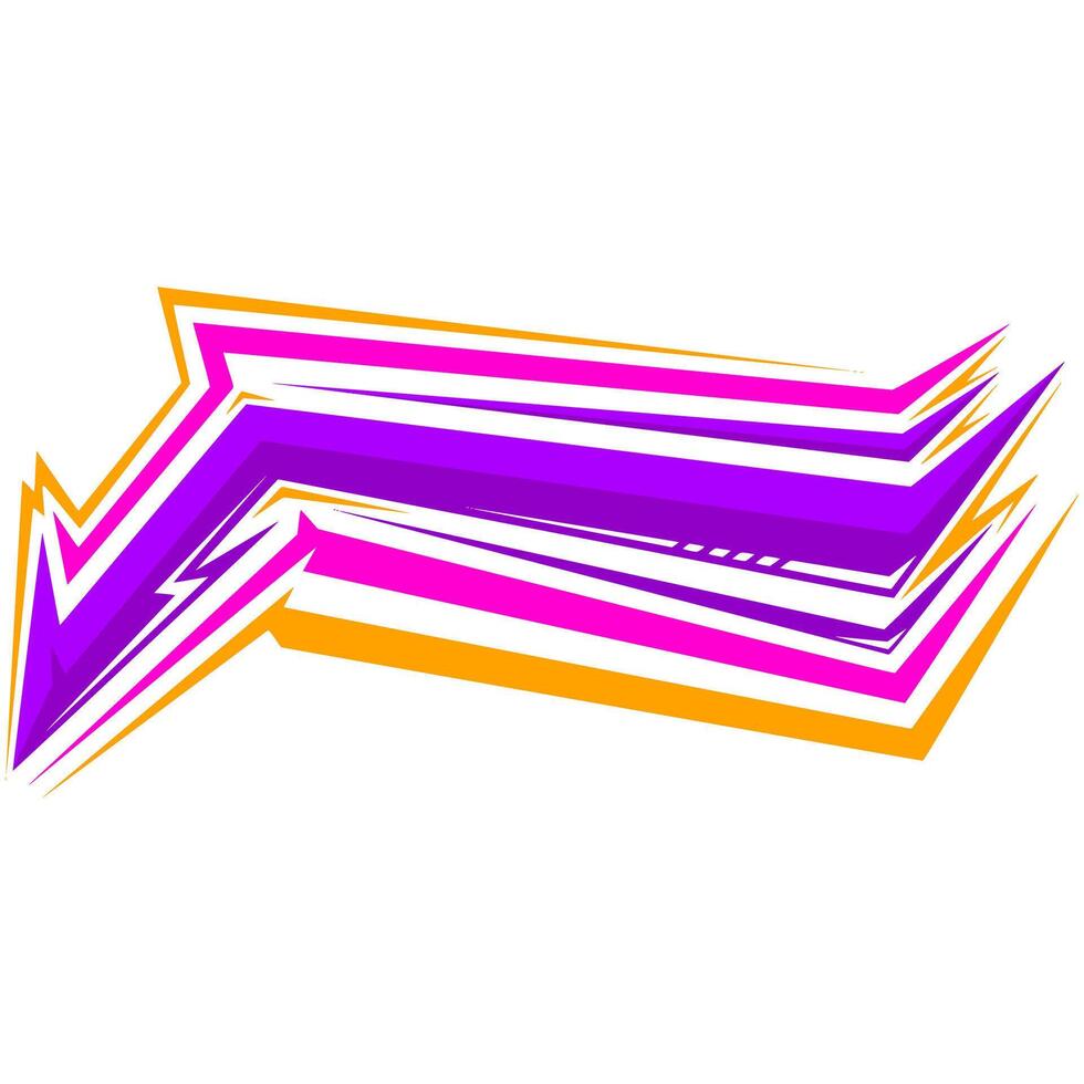 Stripes Decal Sport Racing. Illustration abstract racing background.Print vinyl and decal for cars. The design is modern. Racing Stripes Decal Sport. Background abstract vector