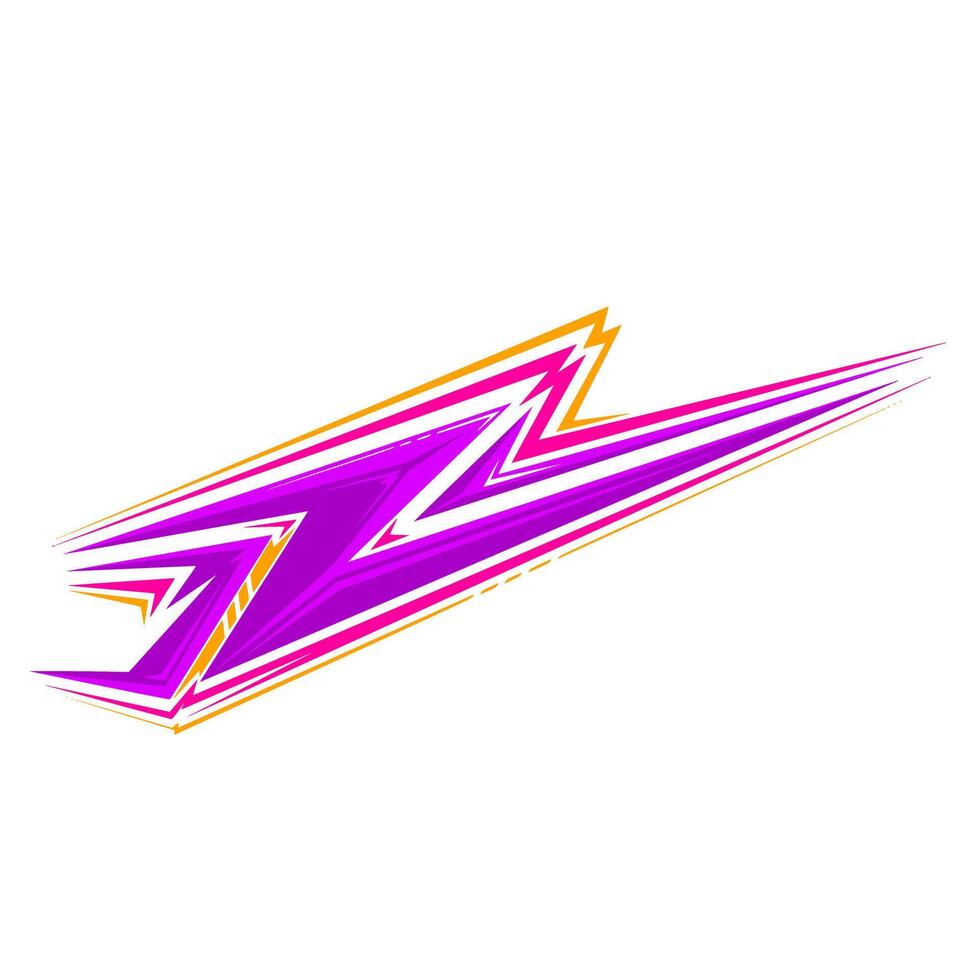 Stripes Decal Sport Racing. Illustration abstract racing background.Print vinyl and decal for cars. The design is modern. Racing Stripes Decal Sport. Background abstract vector