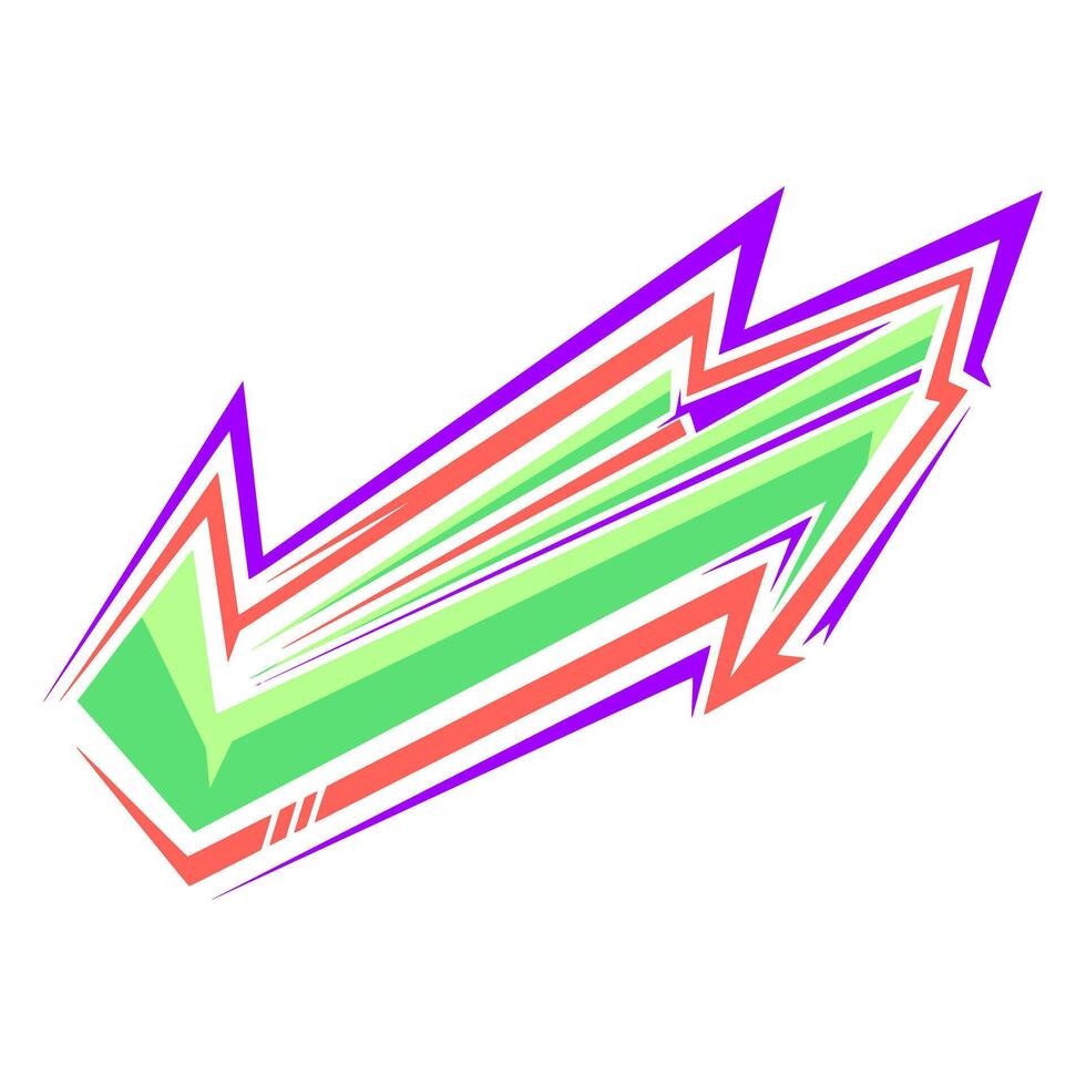 Illustration abstract racing background.Print vinyl and decal for cars. The design is modern. Racing Stripes Decal Sport. Background abstract vector