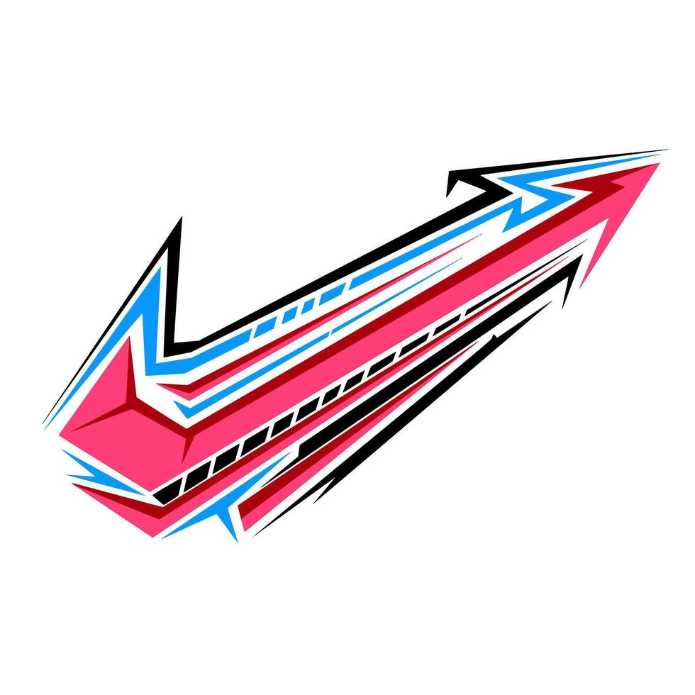 Illustration abstract racing background.Print vinyl and decal for cars. The design is modern. Racing Stripes Decal Sport. Background abstract vector