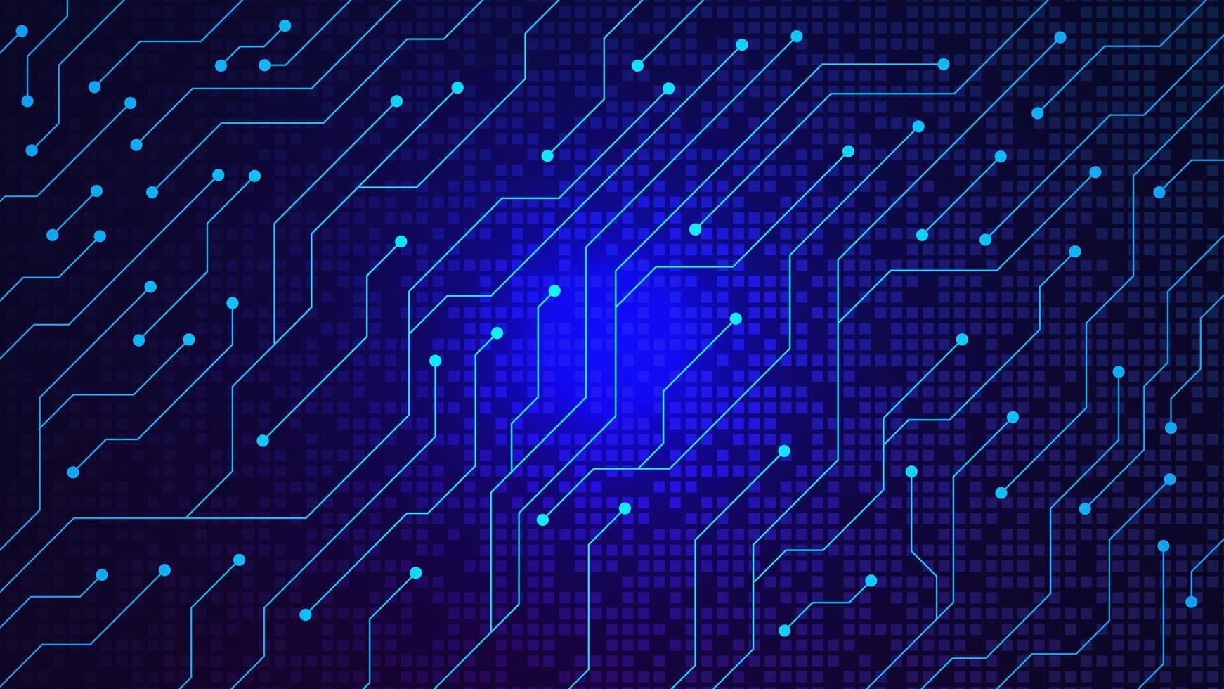 resumen tecnología circuito tablero con digital píxeles electrónico tarjeta madre para global comunicación y Ingenieria concepto. vector