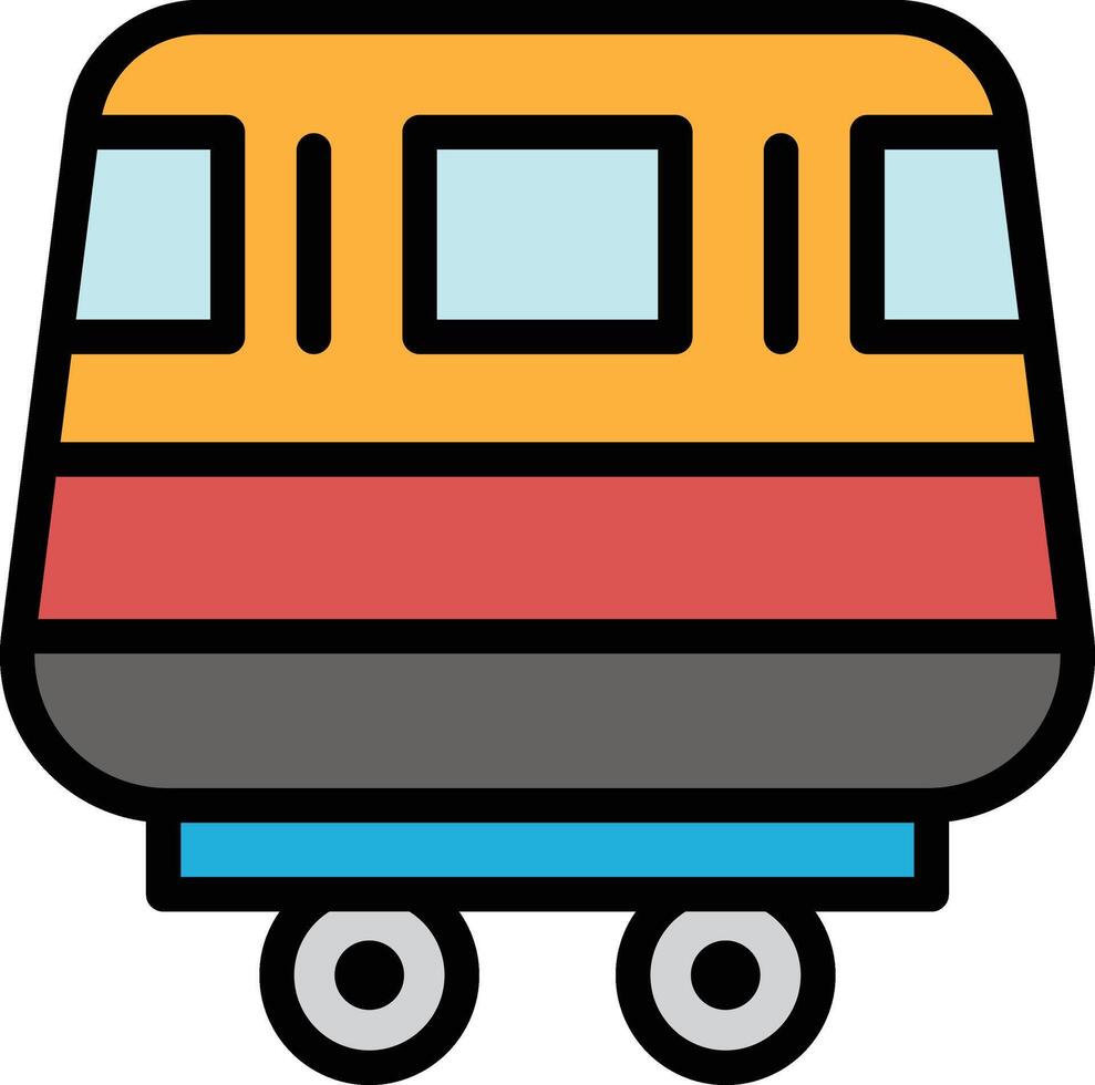 Train with tourism concept vector