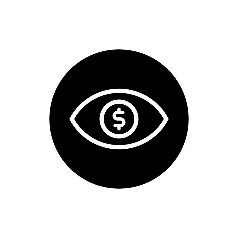 dinero icono. Finanzas ilustración signo. bancario símbolo. vector