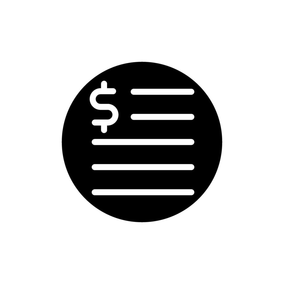 dinero icono. Finanzas ilustración signo. bancario símbolo. vector