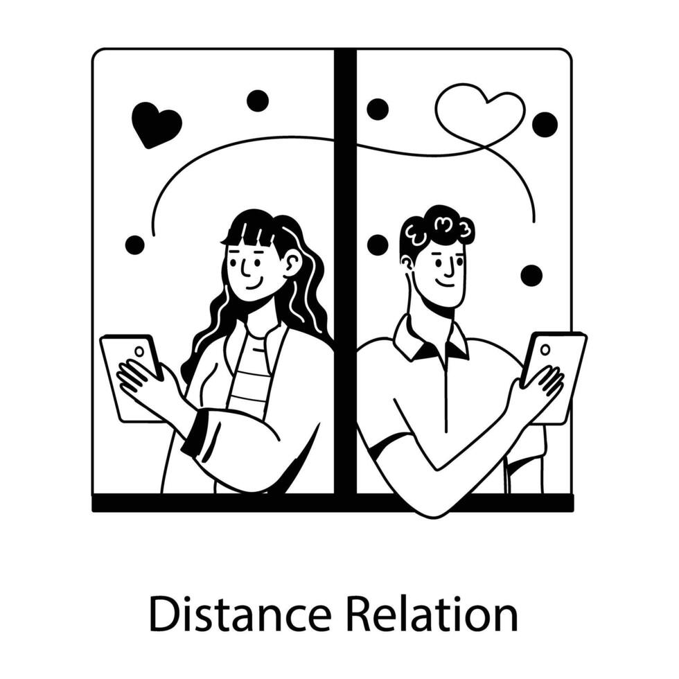 Trendy Distance Relation vector