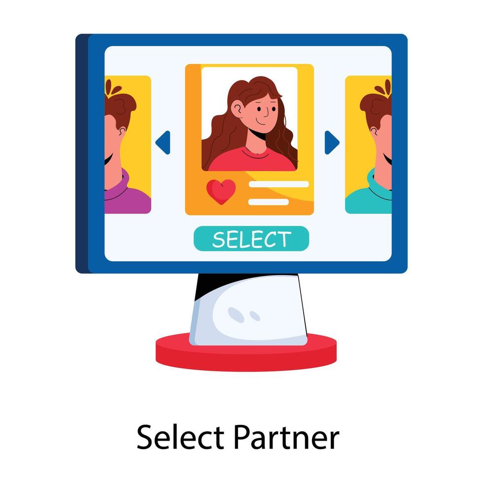 Trendy Select Partner vector
