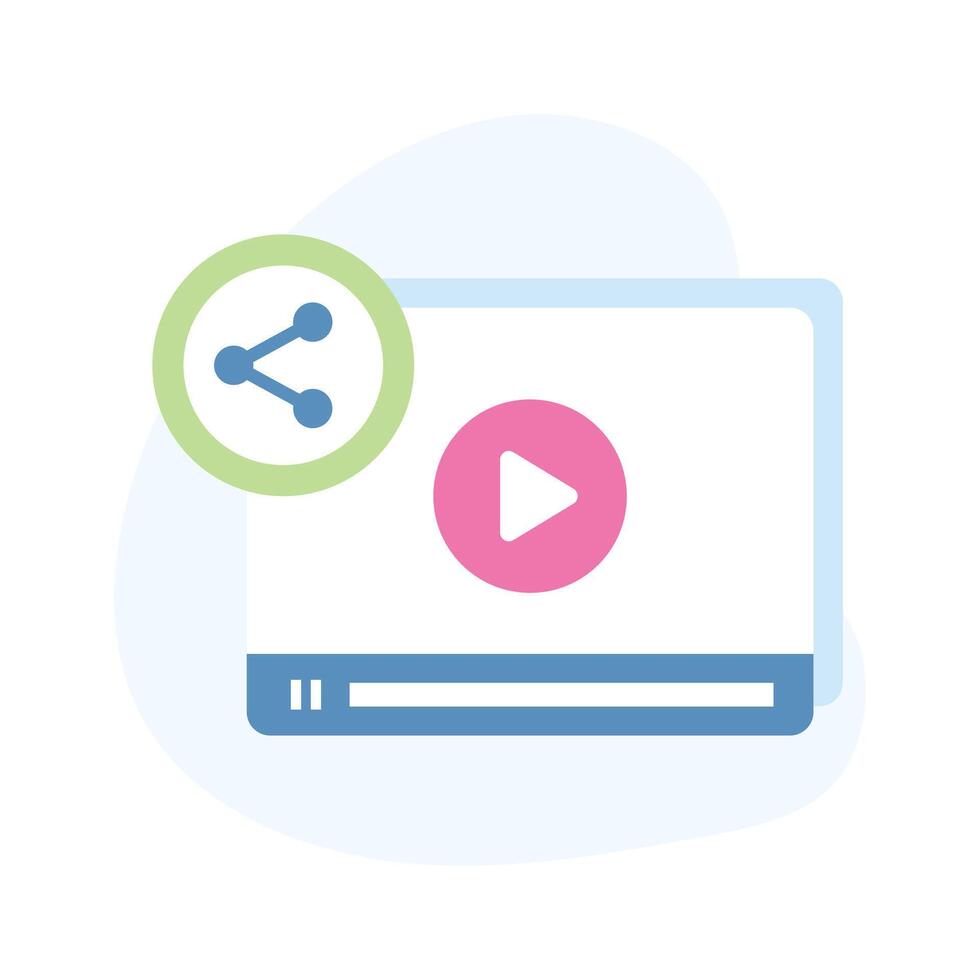 A beautiful icon of Sharing, editable vector