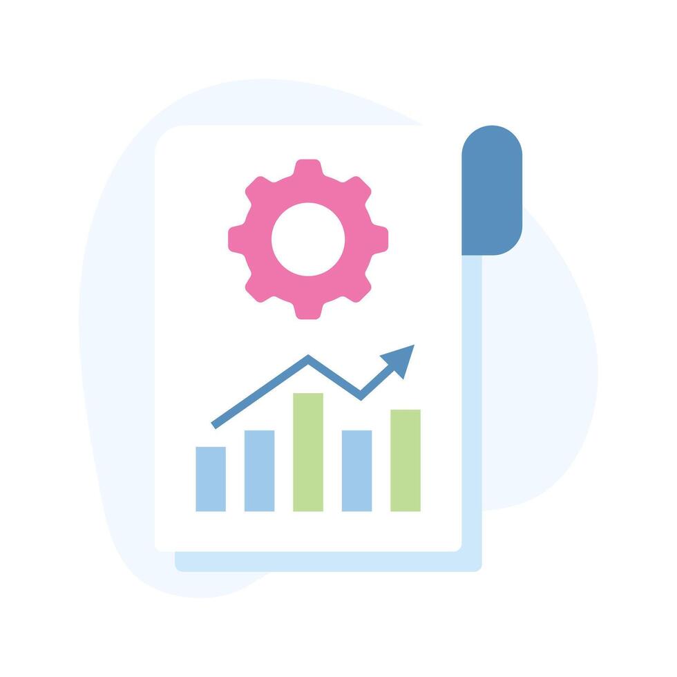 Check this amazing icon of data analysis in trendy style, premium of data analytics vector