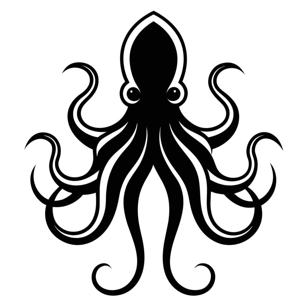 pulpo tatuaje archivo ilustración vector