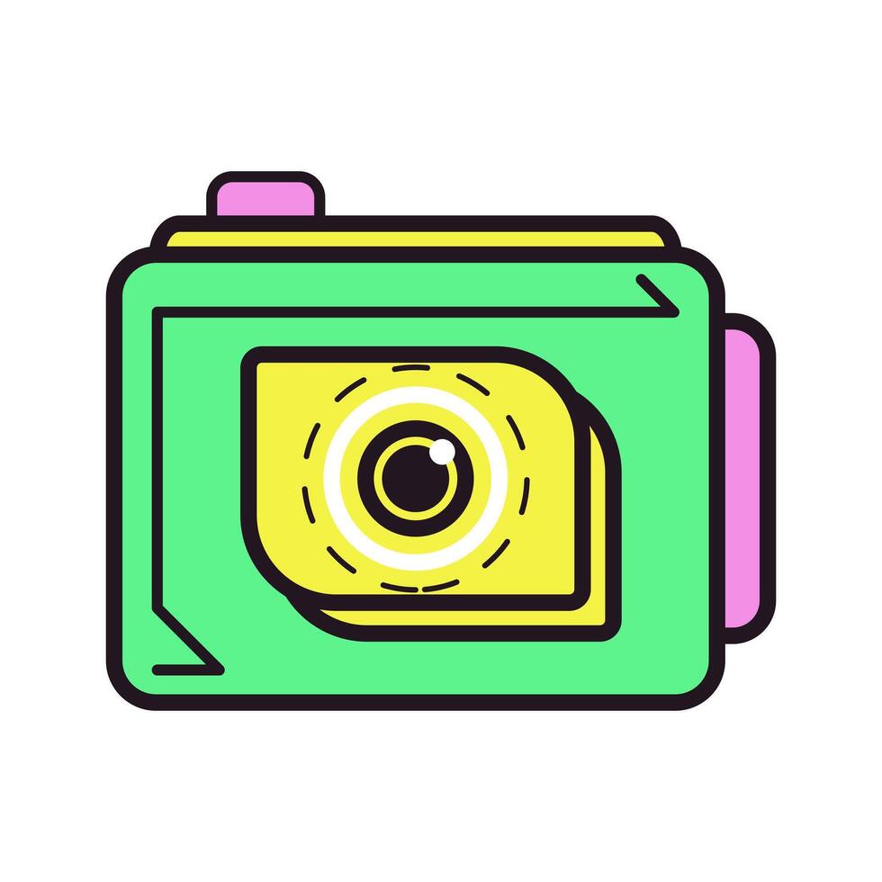 Camera Icon Symbol Clipart Illustration vector
