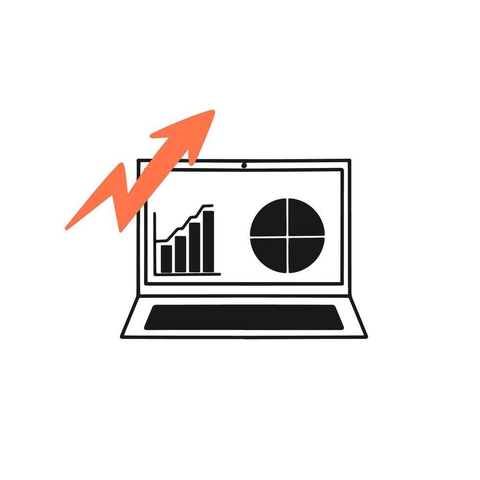 Financial Data concept vector