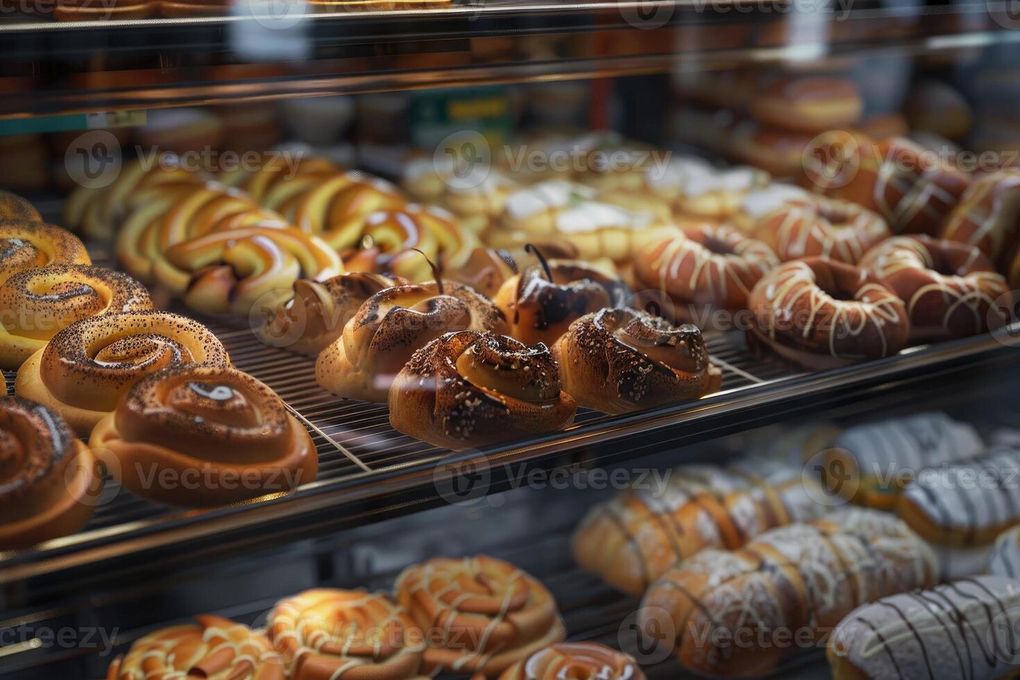 Crusty buns in store for sale photo