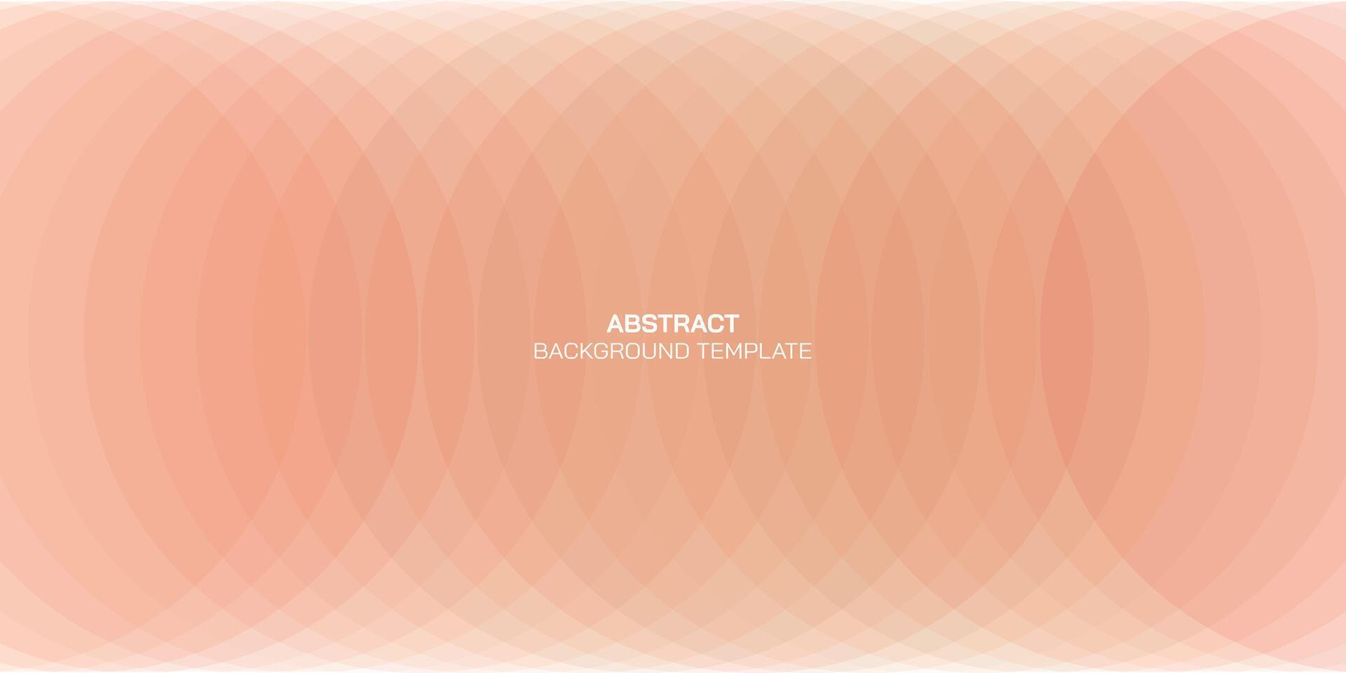 Abstract monochromatic of peach tones, pink and beige circle shapes overlap transparency background illustration. vector