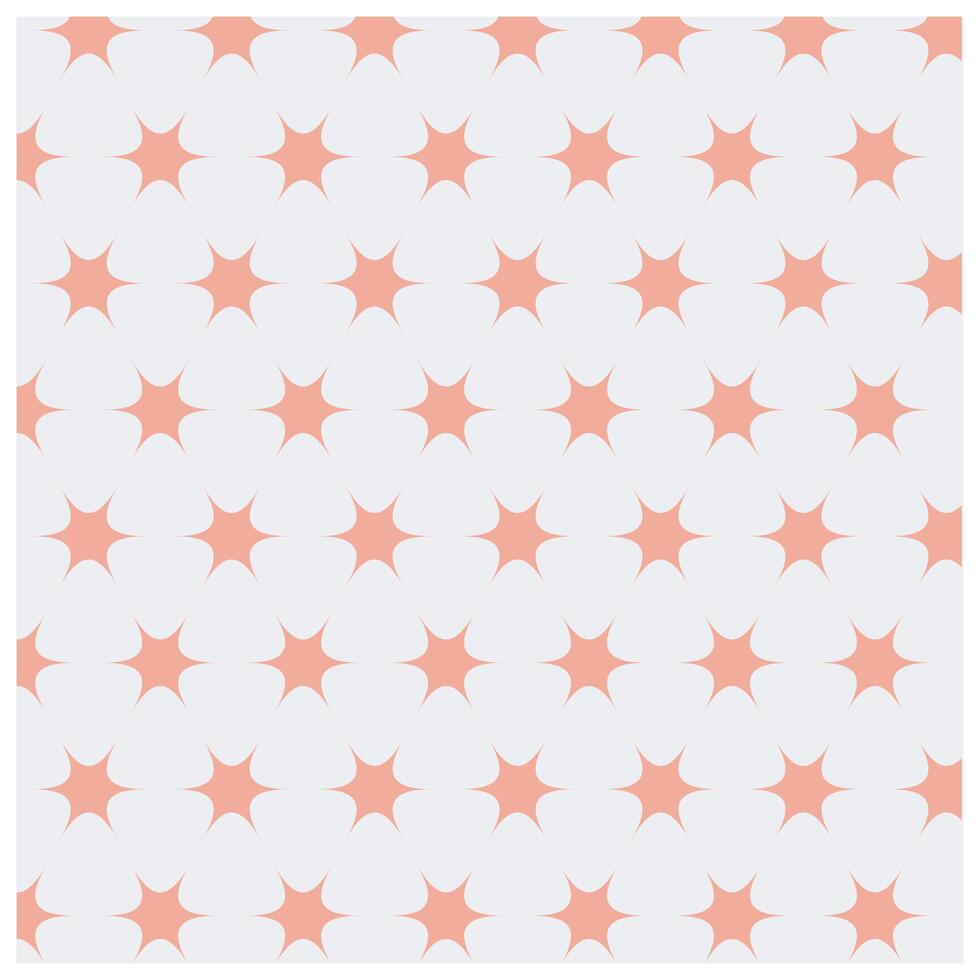 Flat floral pattern Design in peach tones vector