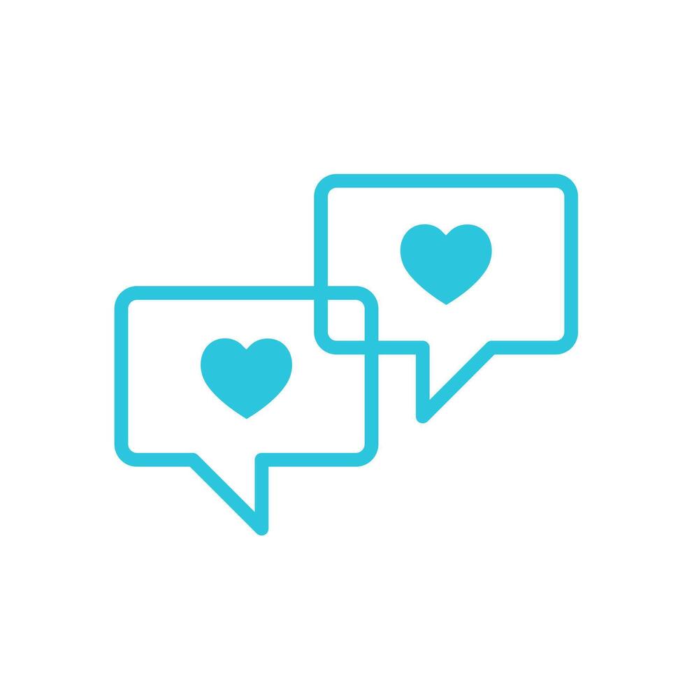Bubble, Chat, talk icon. Isolated on white background. From blue icon set. vector