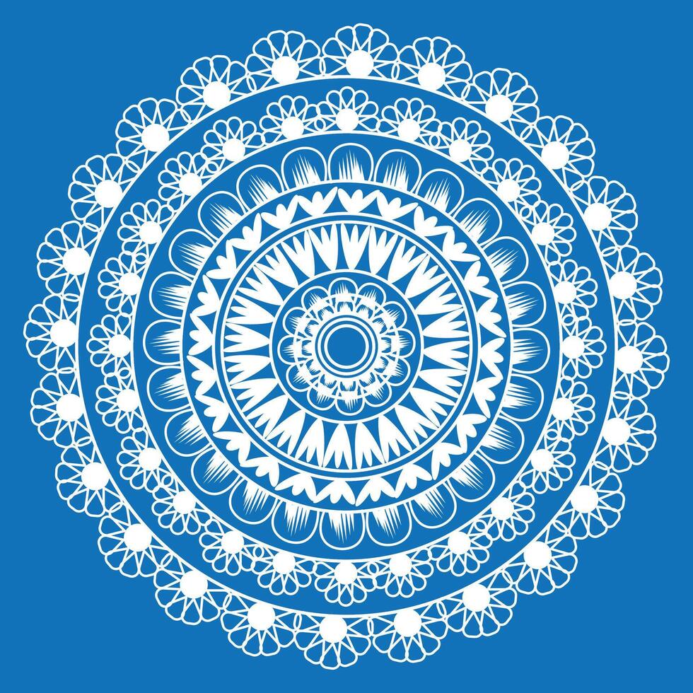 Modern Luxury Mandala Background Design vector