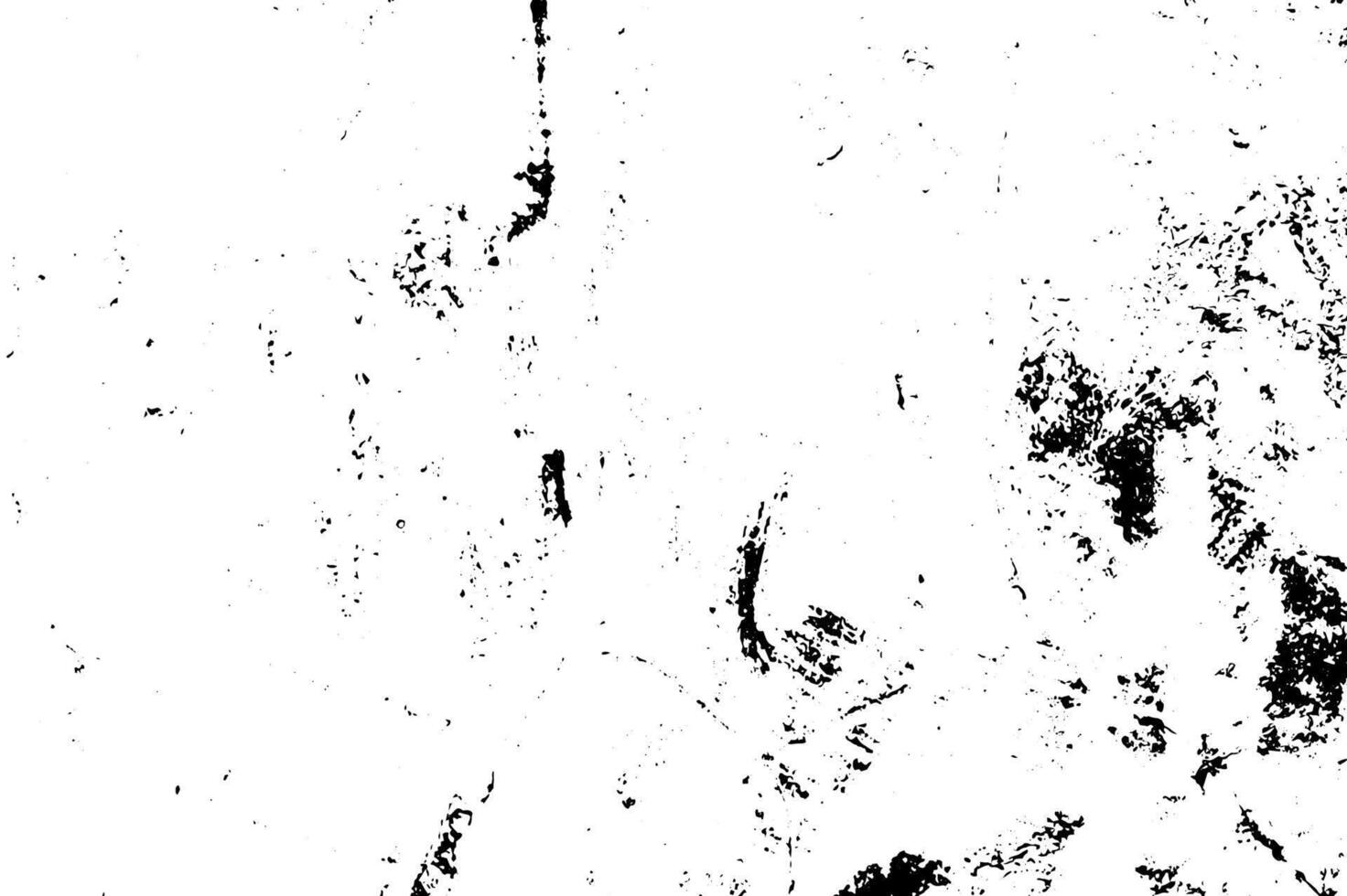 Black and white distressed grunge overlay texture . Abstract pattern of monochrome dirty pattern with ink spots, cracks, stains creative design. vector