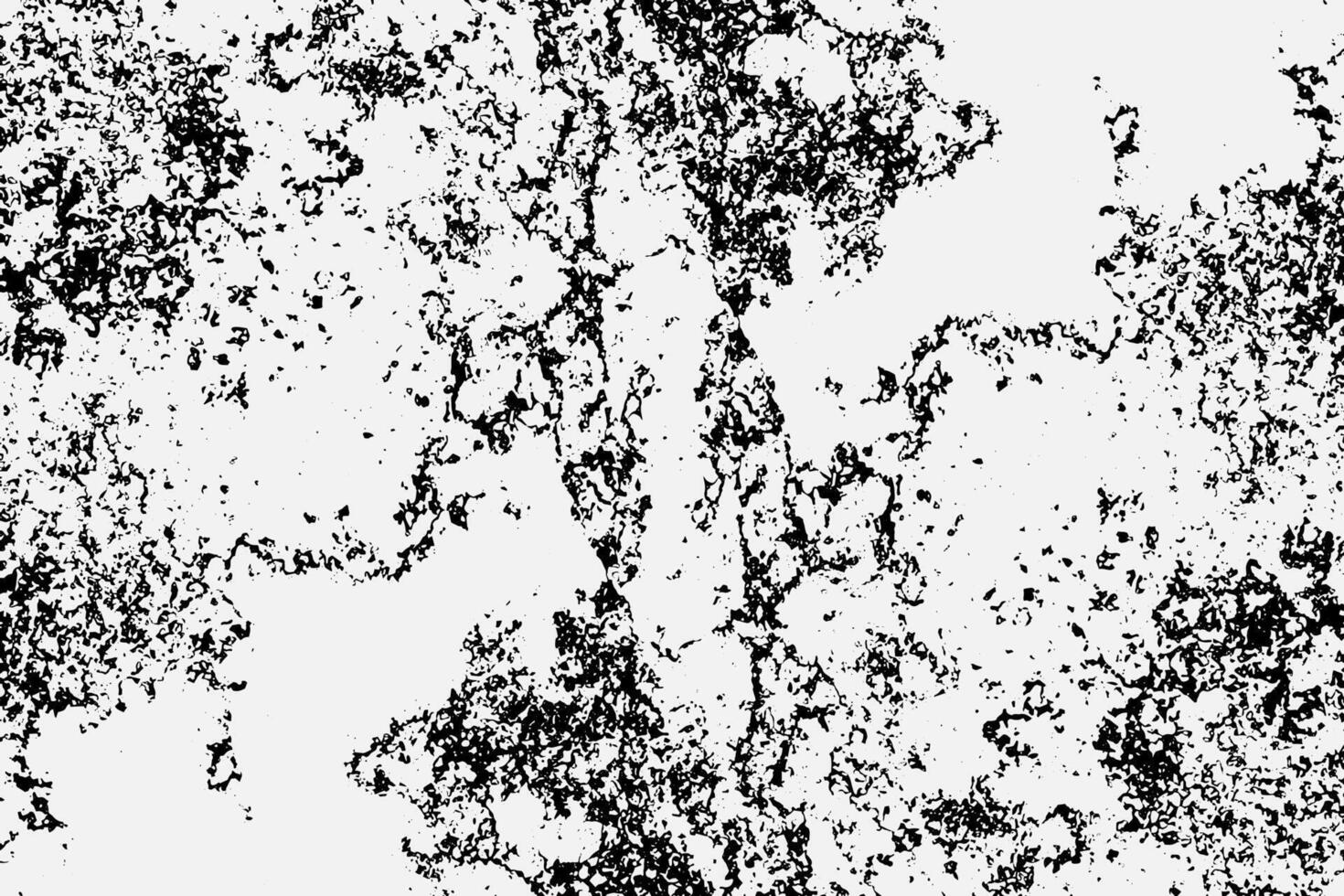 Grunge background of black and white. Abstract monochrome vintage surface of cracks, scuffs, chips, dust. vector