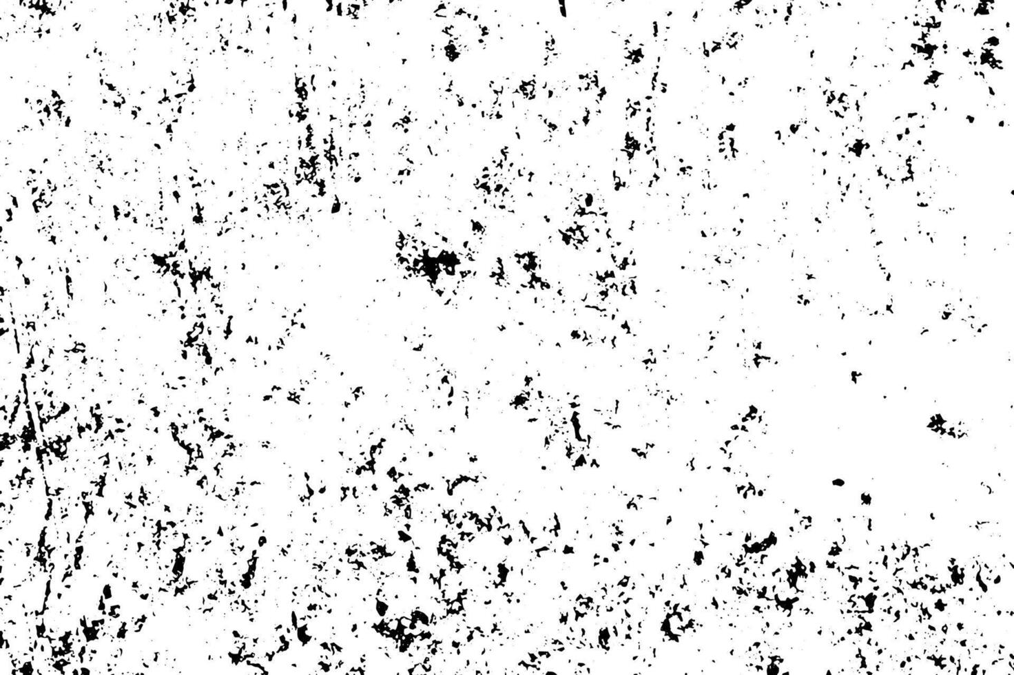 Background of black and white texture. Abstract monochrome pattern of spots, cracks, dots, chips. vector
