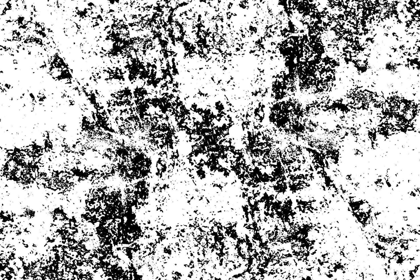 Black and white distressed grunge overlay texture . Abstract pattern of monochrome dirty pattern with ink spots, cracks, stains creative design. vector