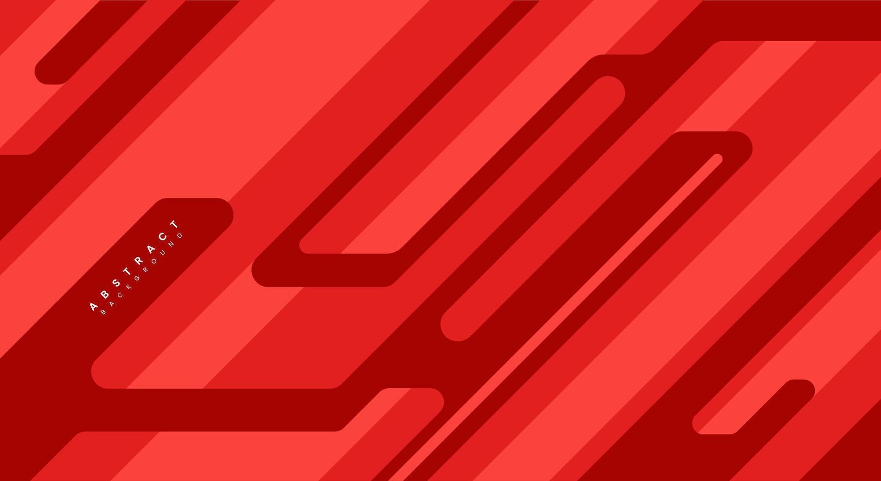 Abstract red flat background vector