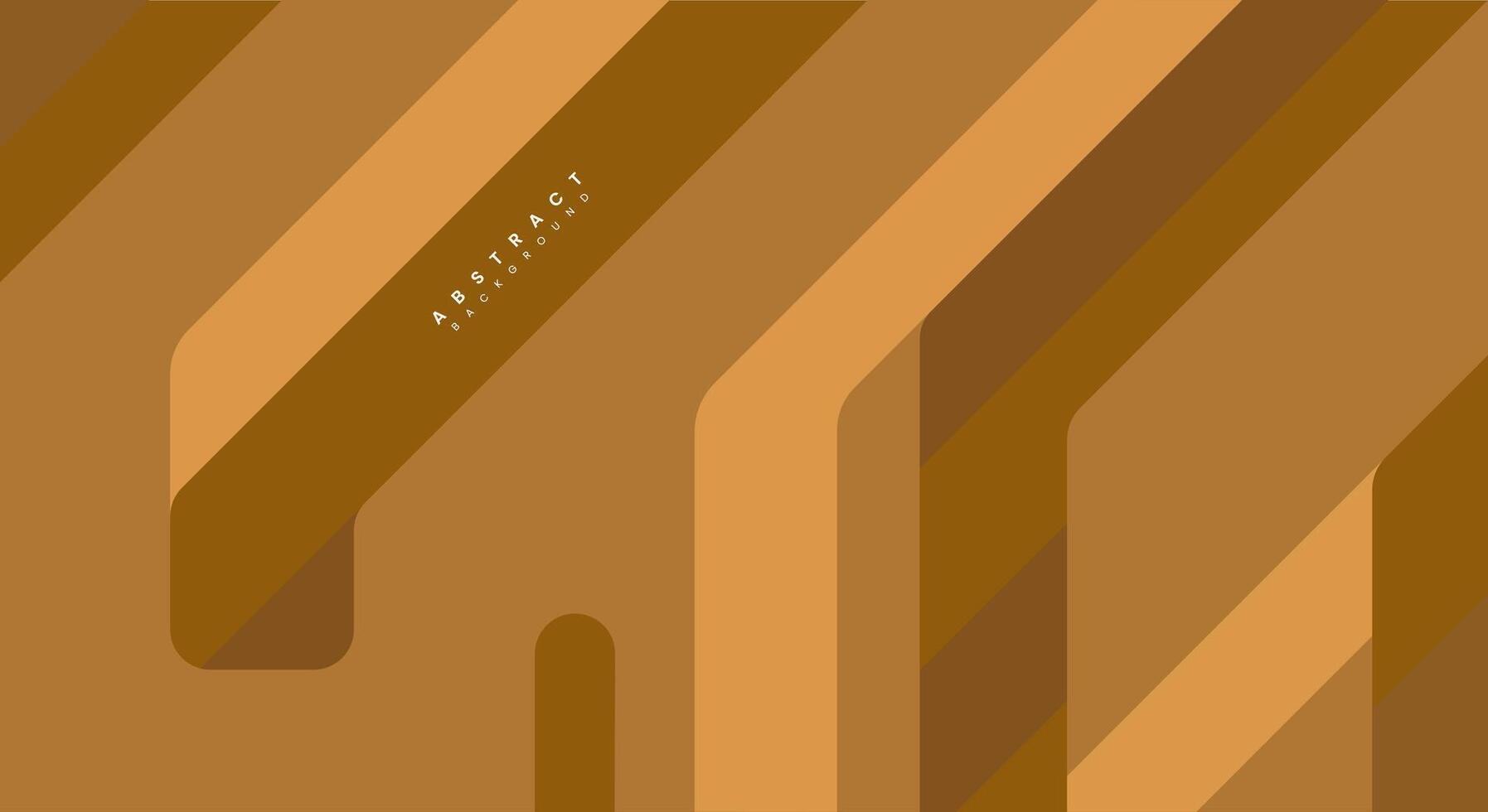 Abstract brown flat background vector