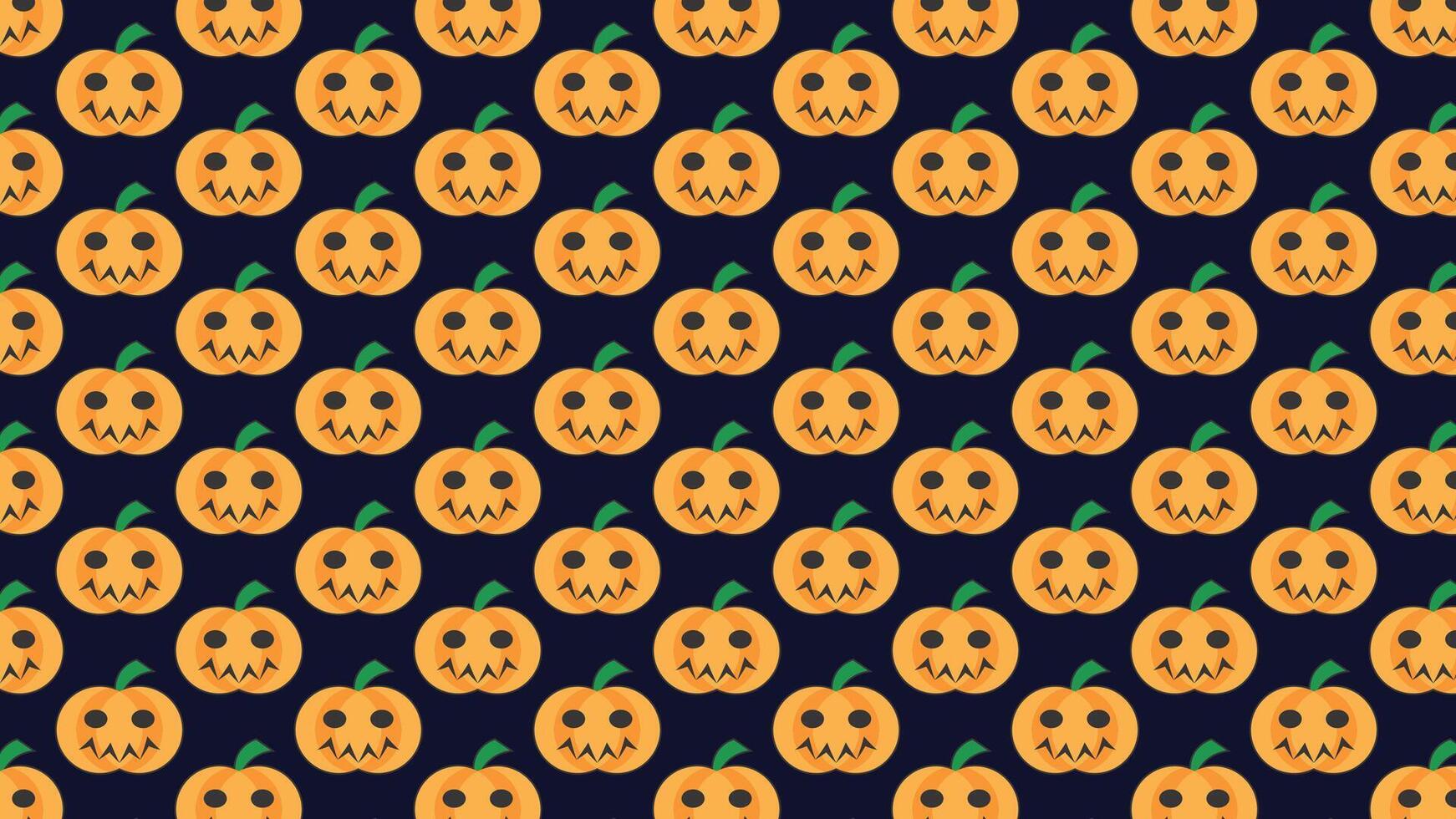 Víspera de Todos los Santos modelo con calabazas contento Víspera de Todos los Santos calabaza modelo. vector