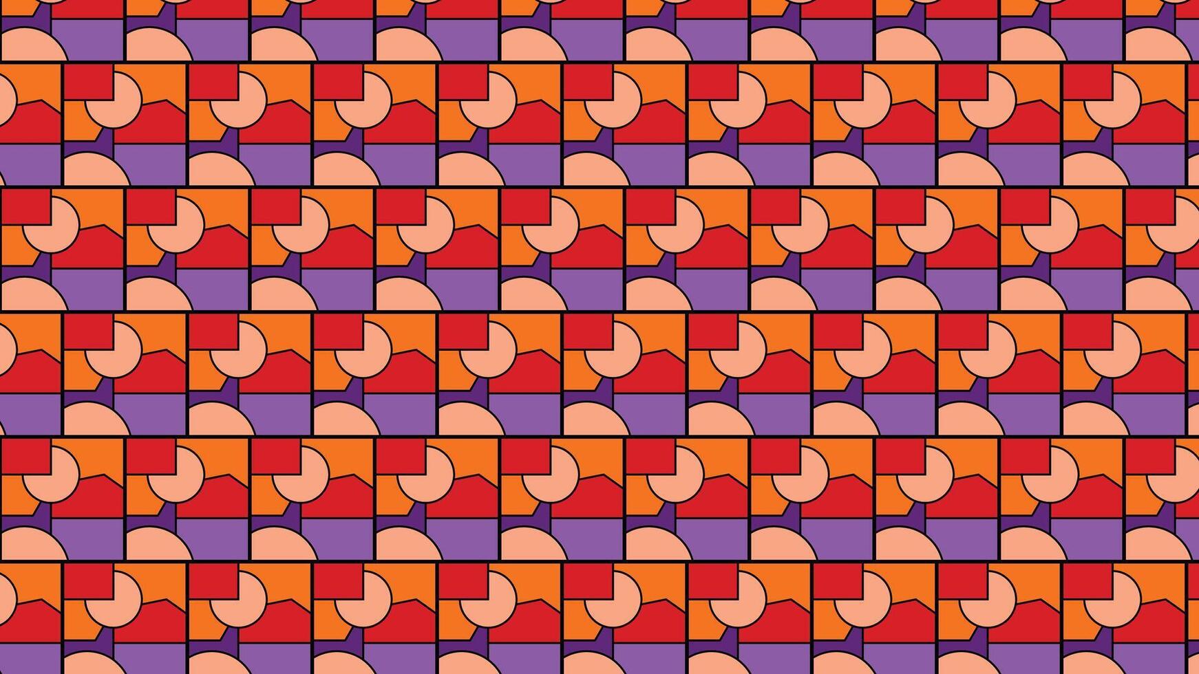 Colorful abstract geometric shape mosaic background vector