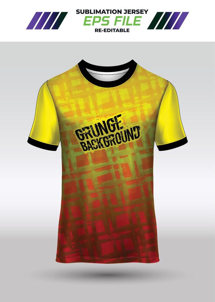 deporte jersey diseño, tela textil para sublimación vector