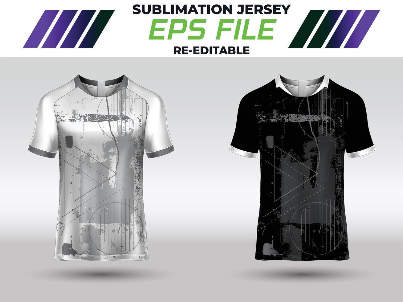 Sport jersey design, fabric textile for sublimation vector