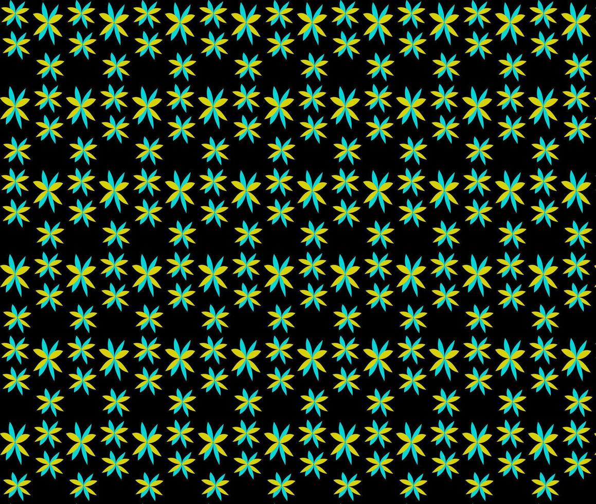 Small blue floral pattern on a white background vector