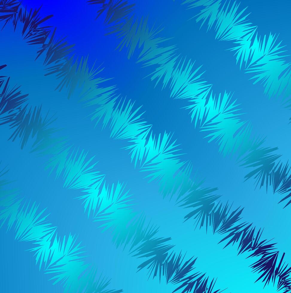 Abstract blue background in the form of glass covered with frost vector