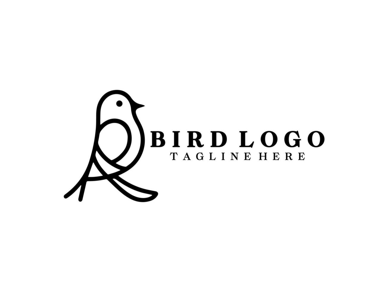 Bird Logo Design VectoTemplate vector