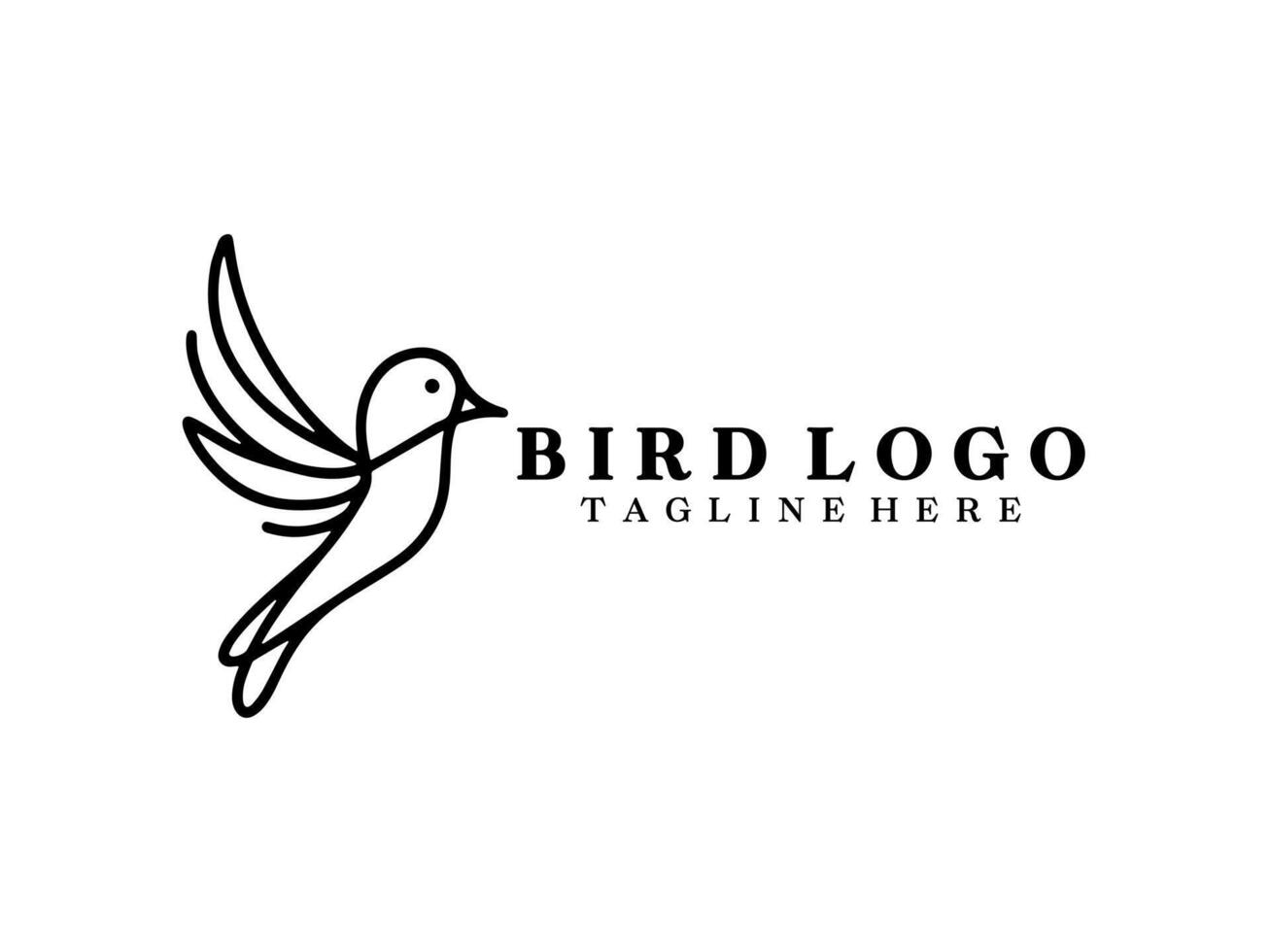 Bird Logo Design VectoTemplate vector
