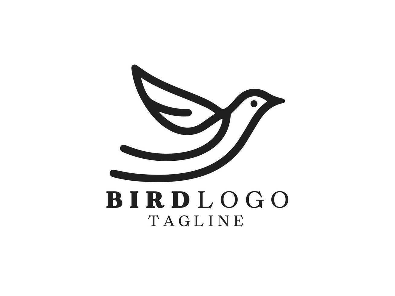 Bird Logo Design VectoTemplate vector