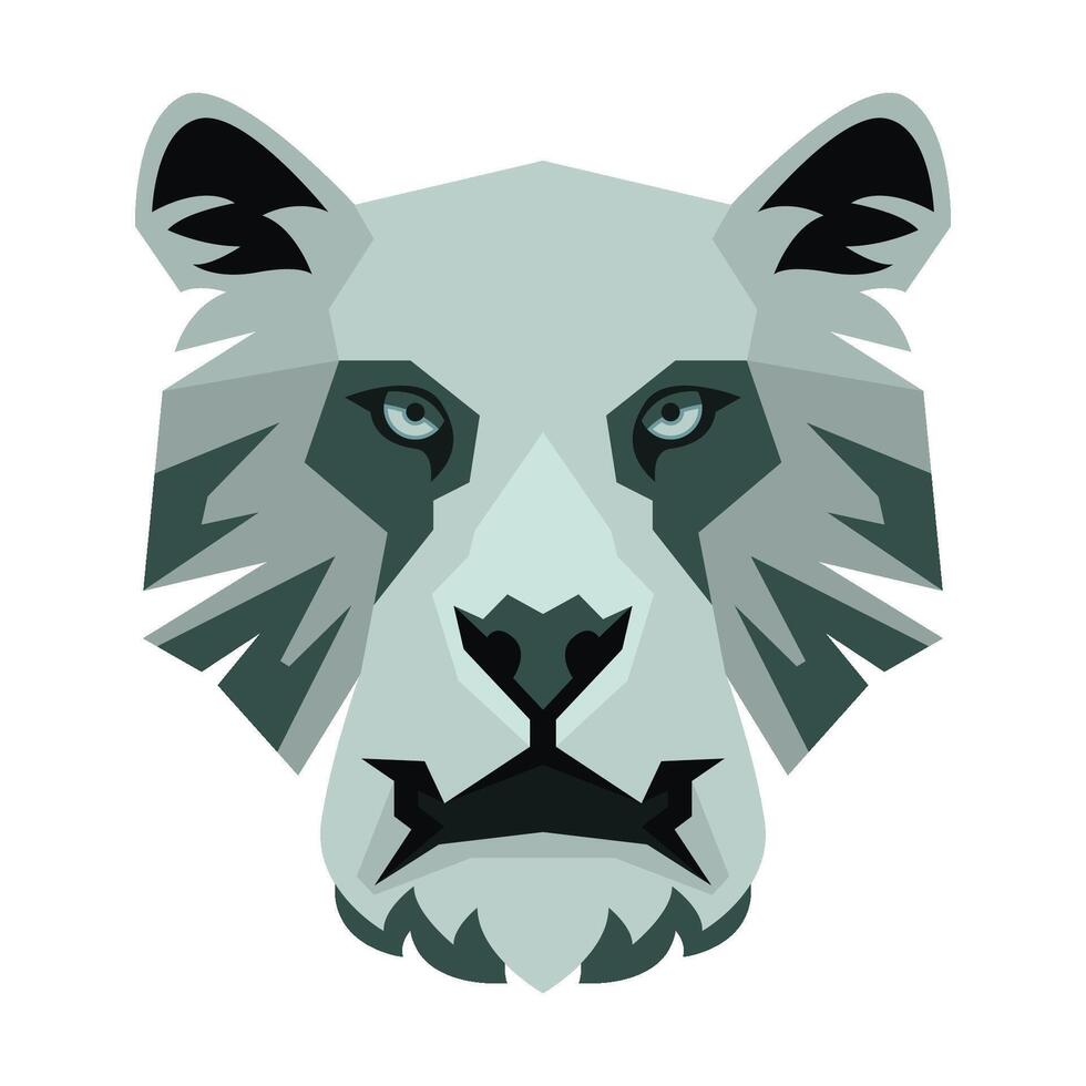 abstract illustration of angry monkey vector