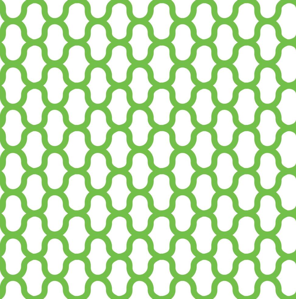 Lattice geometric seamless green pattern on white background. Green pattern for background and packaging vector