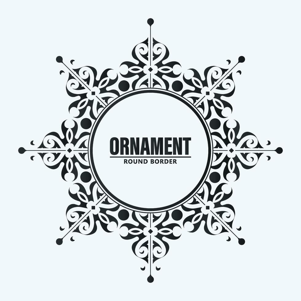 decorative ornament frame background vector