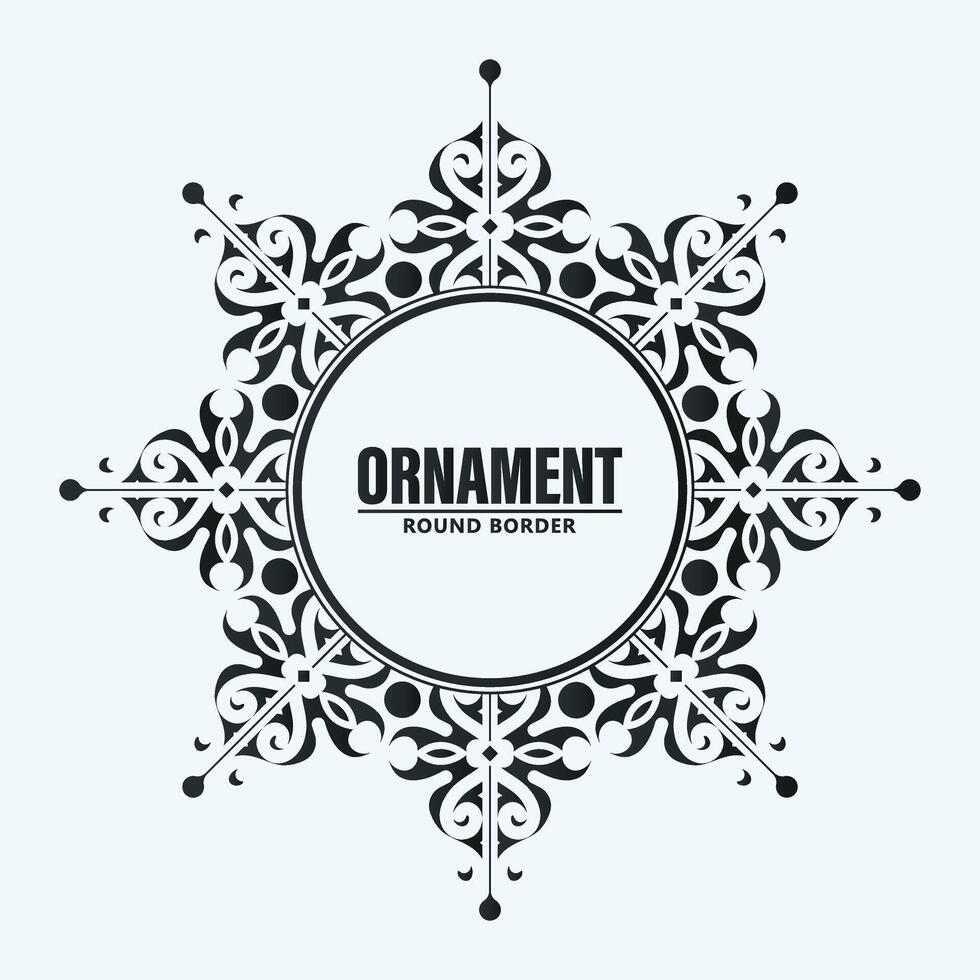 decorative ornament frame background vector