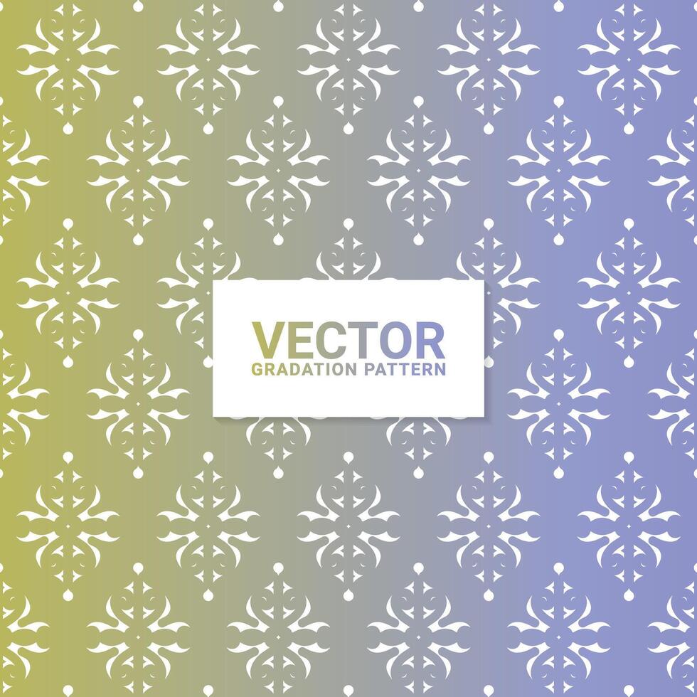 gradation ornament pattern design background vector