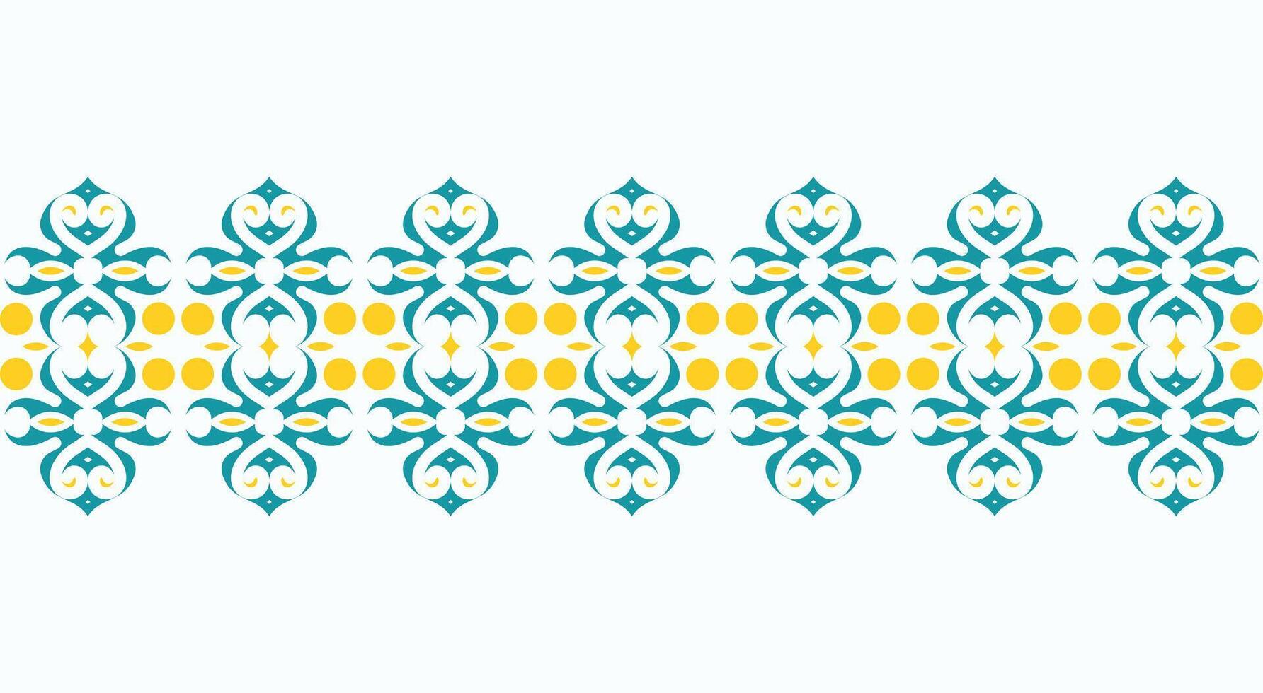 colorful pattern border pattern design vector