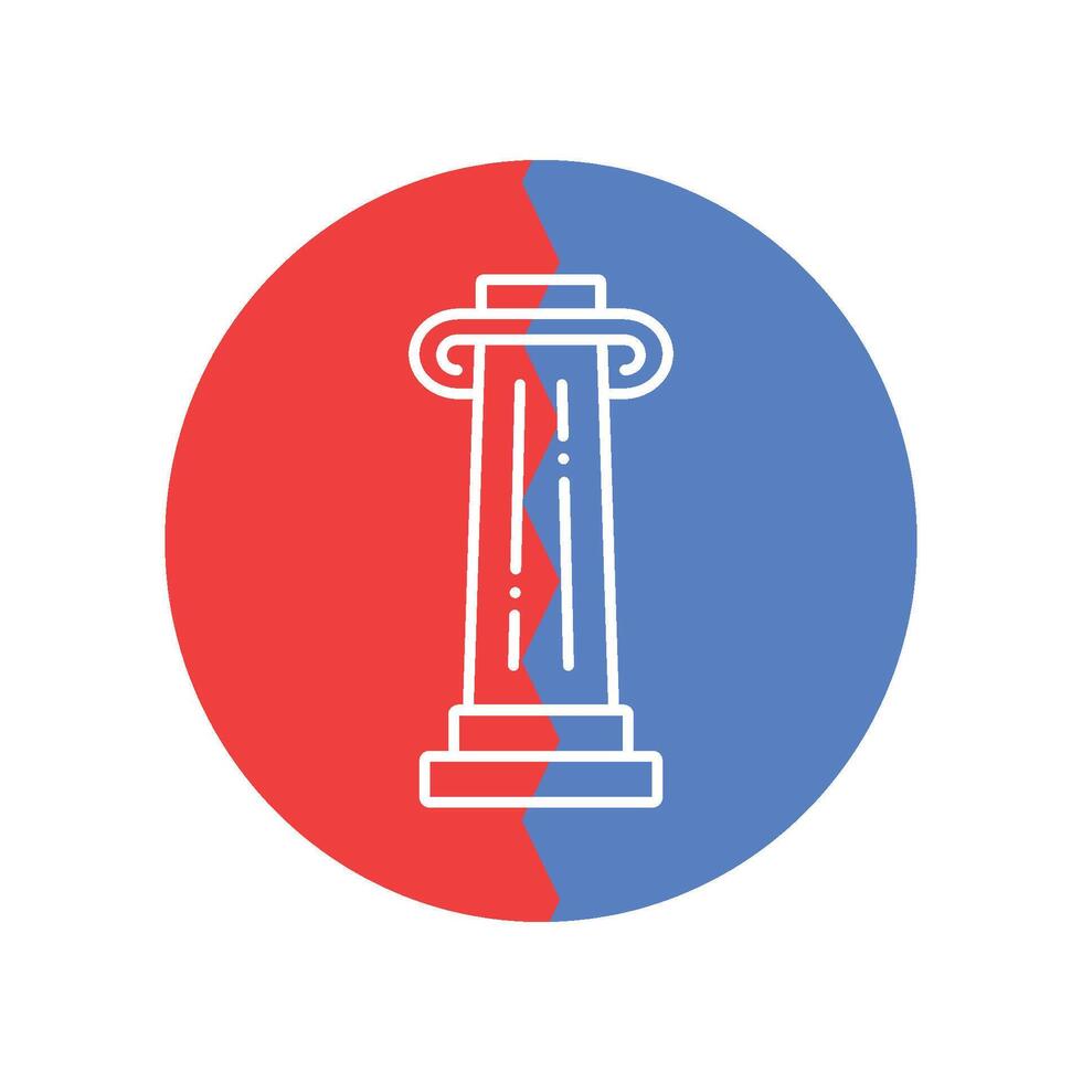 pillar icon illustration vector