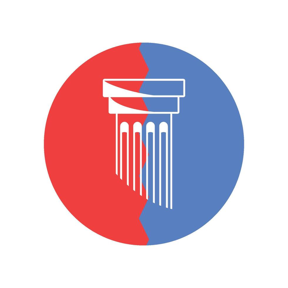 pillar icon illustration vector