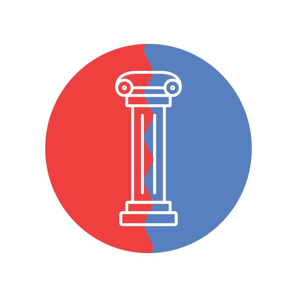 pillar icon illustration vector