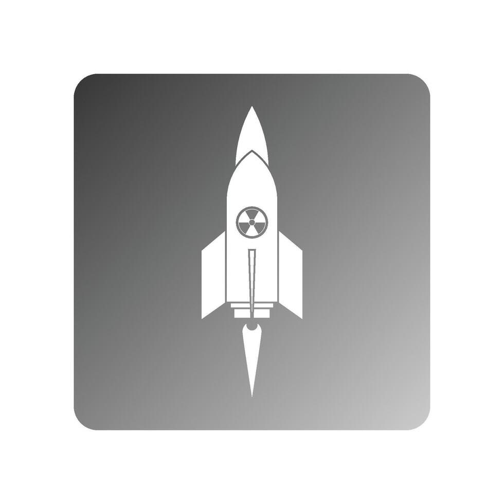 missile icon illustration vector