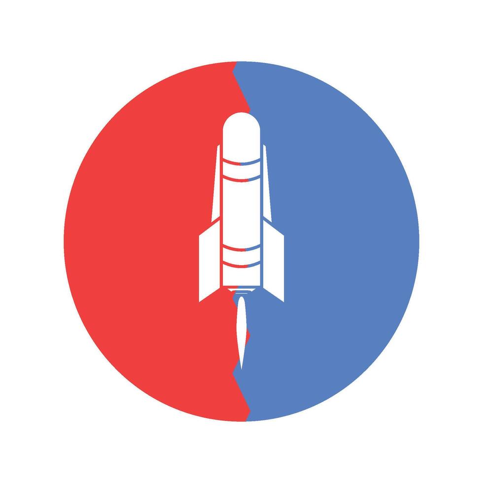 missile icon illustration vector