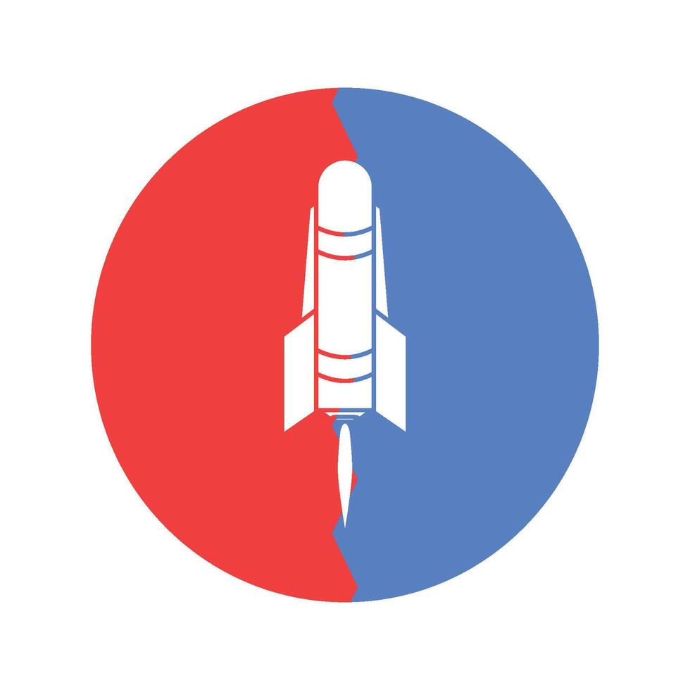 missile icon illustration vector