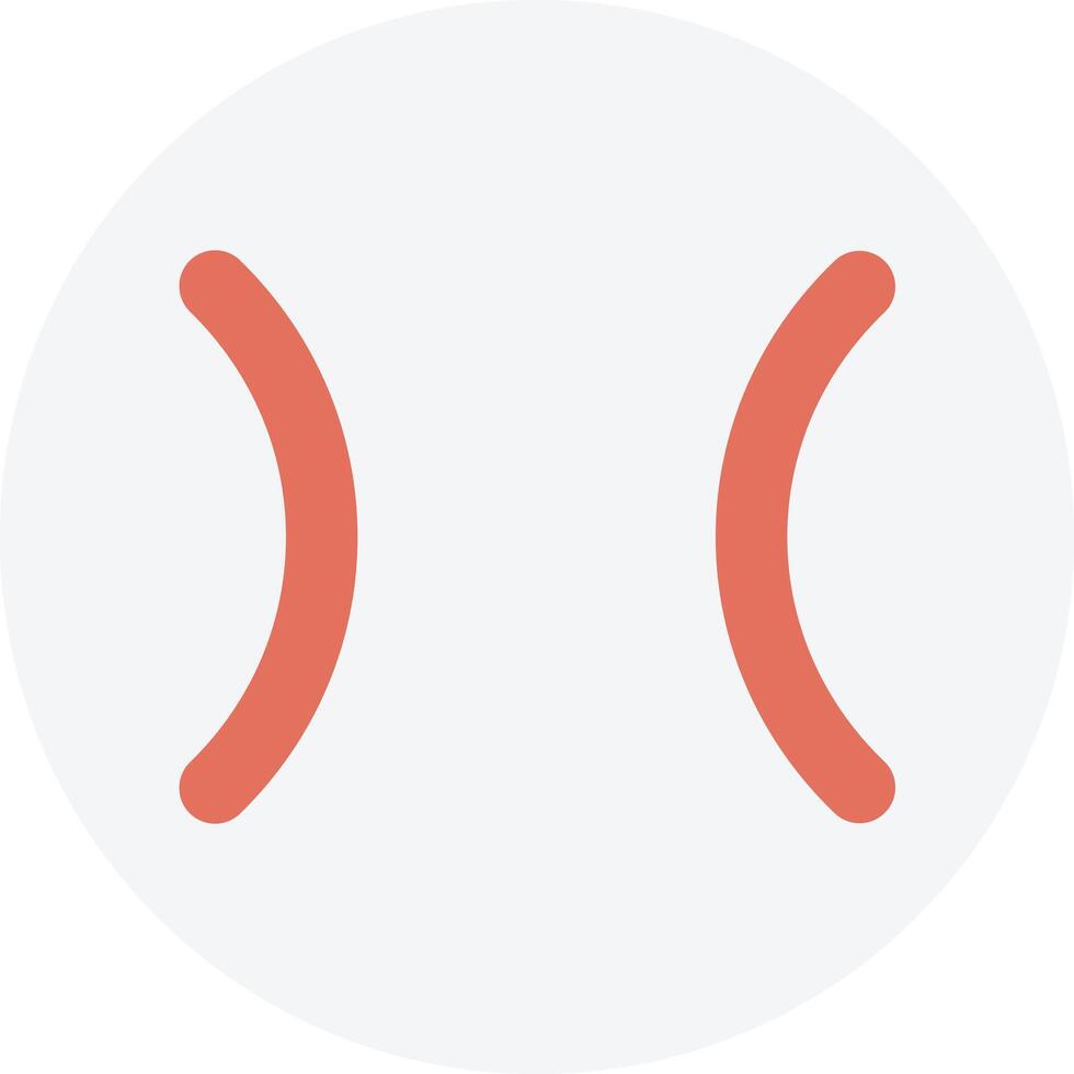 a baseball with two lines on it vector